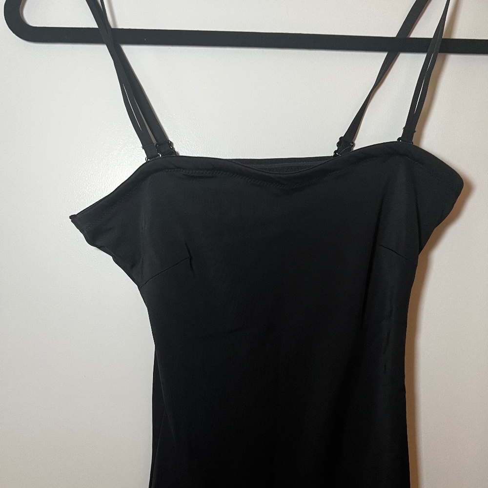 spanx black dress- shape wear- undergarment